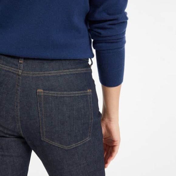 NWT Everlane Mid Rise Skinny Jean in Dark Indigo Casual Everyday Sz 26 - Picture 6 of 16